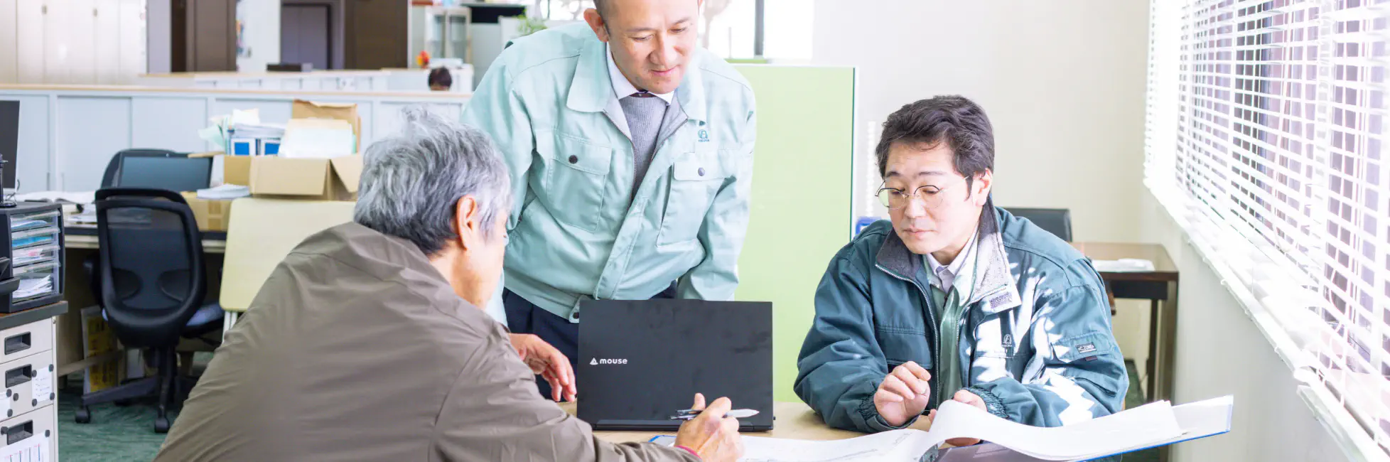 打ち合わせの様子