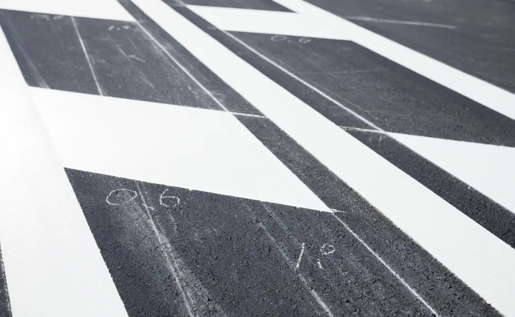 舗装工事業の様子