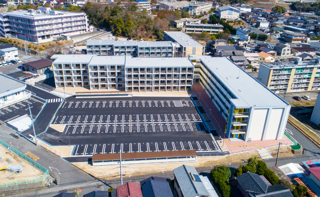 周南第1住宅CDE棟･集会所建築主体工事