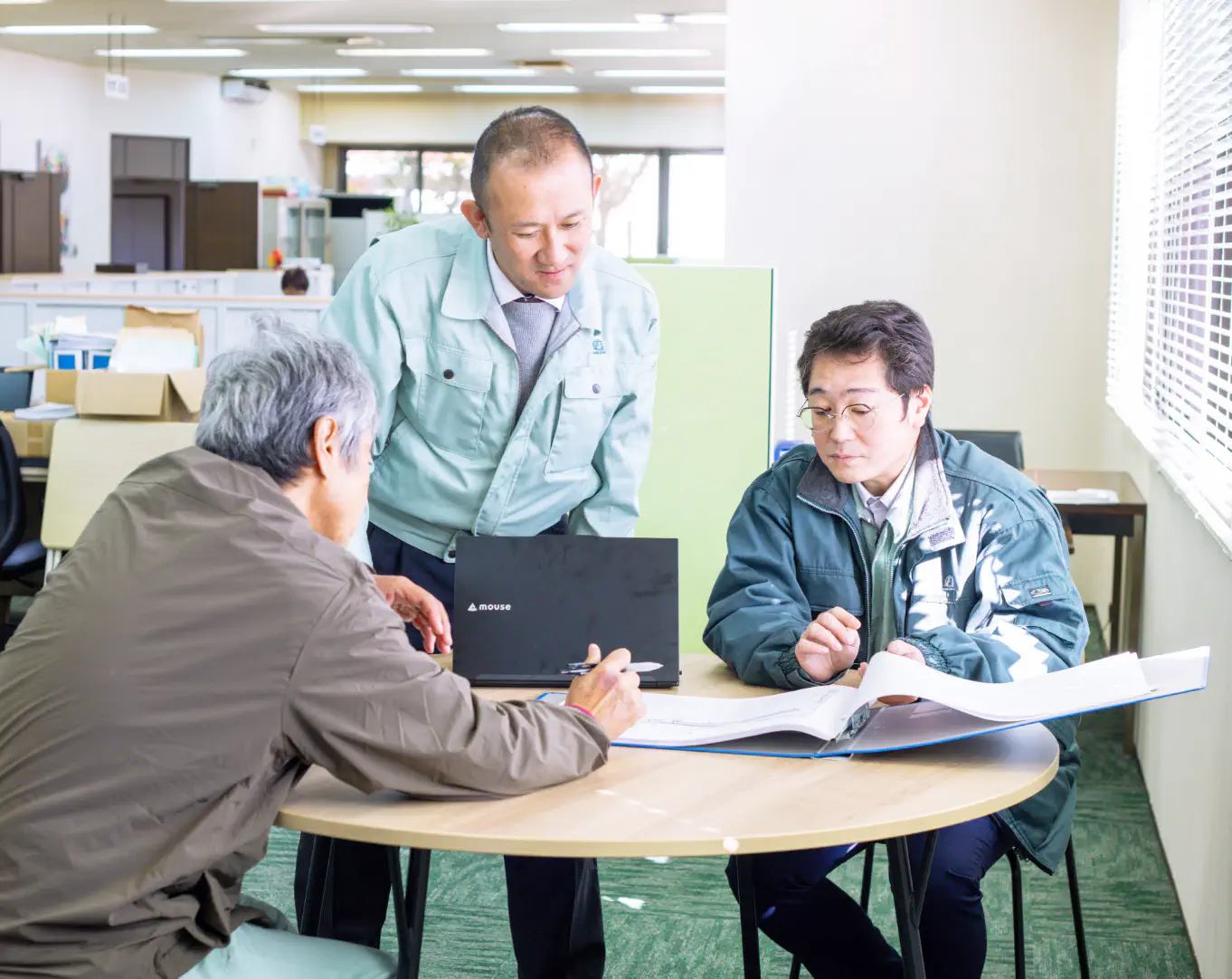 打ち合わせの様子